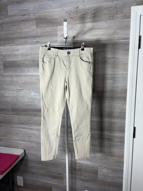 Democracy Cream Ankle Crop Jeans 2118